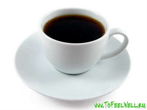 чашка кофе на белом фоне